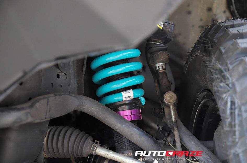 TOYOTA HILUX N80 4WD COUPLER BLACK MACHINED WITH DARK TINT